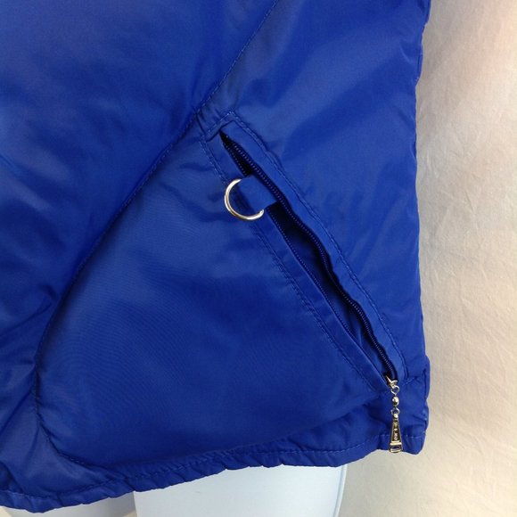 Vintage Blue Goose Down Puffer Vest - Picture 11 of 11